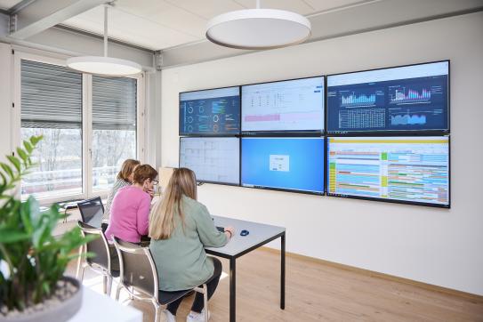 Zentrale Koordinations- und Steuerungsstelle der Lindenhofgruppe: das Integrierte Kapazitätsmanagement.