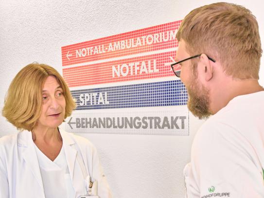 Für Frau Dr. med. Brigitte Nyfeler, Chefärztin Notfallzentrum Bern bedeutet der effiziente Datenaustausch einen wesentlichen Fortschritt in Notfallsituationen.